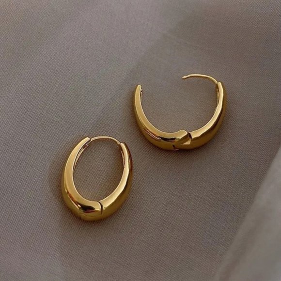 Elegant small hoop earrings - Picture 5 of 5